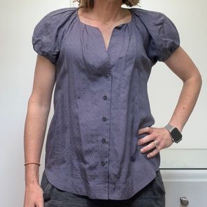 Small Banana republic short sleeved button blouse
